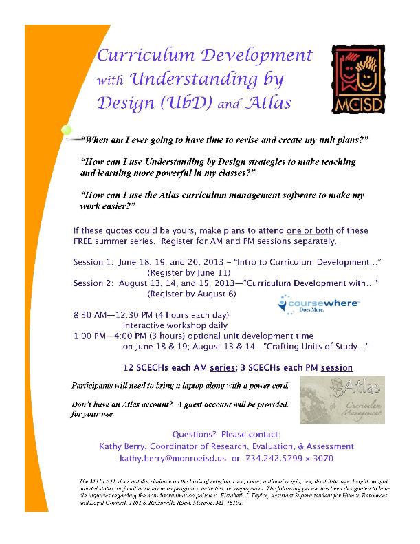 Summer 13 UbD Atlas Curriculum